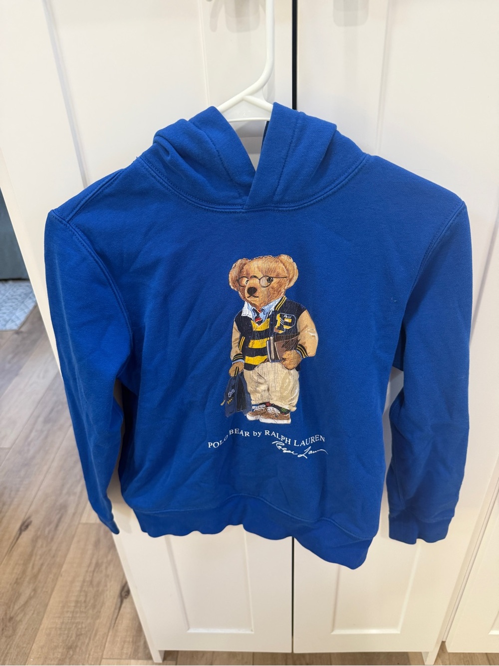 Polo by Ralph Lauren Royal Blue Bear Graphic Hoodie